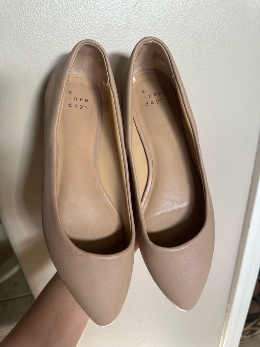 a new day Blush Pointed-Toe Ballet Flats